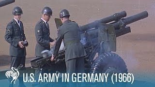 American Army In Germany 1966  British Pathé [upl. by Keelia36]