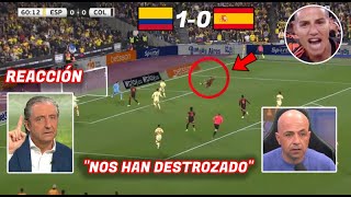 ASÍ REACCIONO LA PRENSA ESPAÑOLA a la VICTORIA DE COLOMBIA vs ESPAÑA quotNOS HAN DESTROZADOquot [upl. by Philemon]