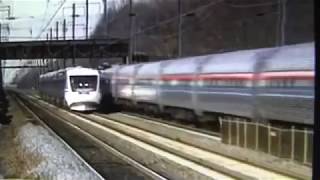 Amtraks ICE 167 mph test run Amtraks X2000s at 156 mph amp the Acelas 168 mph test runs [upl. by Yelyac]