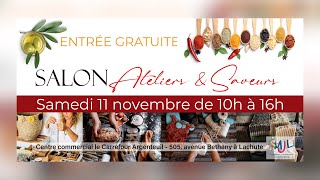 Reportage 9e Salon Ateliers et Saveurs au Carrefour Argenteuil [upl. by Hcaz372]