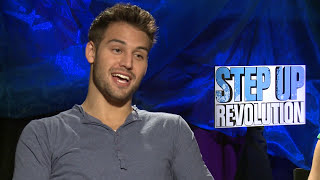 Step Up Revolution Kathryn McCormick and Ryan Guzman Interview [upl. by Lahcar]