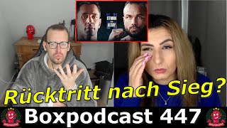 Boxpodcast 447 – Felix Sturm vs Sükrü Altay 2 Sturm gewinnt vorzeitig und denkt an Karriereende [upl. by Tyson]