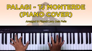 Palagi  Tj Monterde Piano Cover Tutorial [upl. by Novaj]