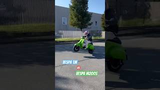 Vespa TM vs Vespa M200s vespa m200 tm quattrini [upl. by Doersten]