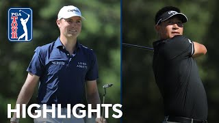 Highlights  Round 3  Sanderson Farms  2023 [upl. by Aissatsan]