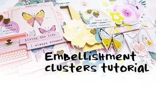 Embellishment Cluster Tutorial Maggie Holmes Chasing Dreams amp Pretty Little Studio [upl. by Denison]