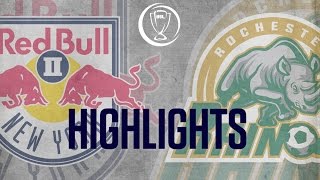 HIGHLIGHTS New York Red Bulls II vs Rochester Rhinos 10716 [upl. by Disharoon580]