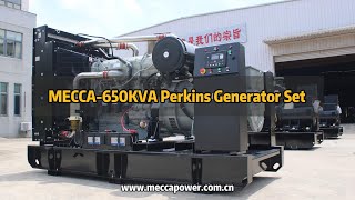 MECCAPrime 650kVA Open Type Perkins Generator Set [upl. by Rika]