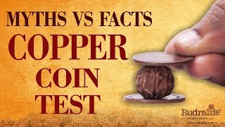 Myth  Copper Coin Test for Checking Fake Vs Rudraksha  Rudralife [upl. by Spencer]