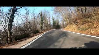 Electric motorbike ride in the Colli Euganei during the winter [upl. by Ahsinot]