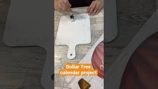 Dollar Tree DIY calendar project dollartree dollartreediy diycrafts craftideas fallcrafts [upl. by Shaughn]