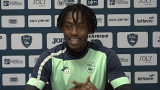 Avant Niort  HAC interview de Tino Kadewere [upl. by Notak]