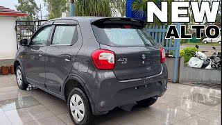 NEW ALTO K10 VXI PLUS TOP MODEL 2023  Maruti Suzuki Alpha k10 Grey Colour New Model [upl. by Milton592]