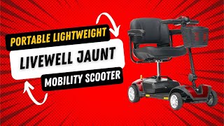 Livewell Jaunt Mobility Scooter Portable Electric Scooter For Adults Fits In Most Car Boots [upl. by Yukio120]