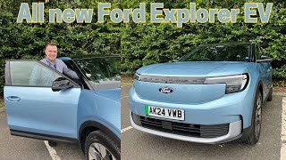 New Ford Explorer EV 2024 Initial Impressions amp Interior Tour [upl. by Ynamreg]