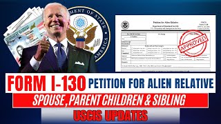 I130 Petition for Alien Relative Processing Time For Spouse Parent Children amp Sibling August 2024 [upl. by Ong460]