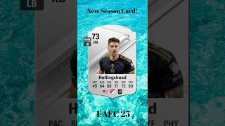 Hollingshead FC25 Card hollingshead losangeles fc25 football mls usa america messi fifa [upl. by Ylhsa510]