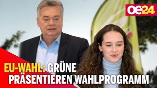 EUWahl Grüne präsentieren Wahlprogramm [upl. by Beryl632]