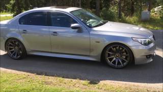 BMW E60 545I Sports mode V8 sound [upl. by Nicoli]