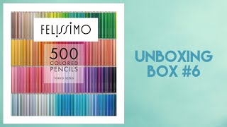 Felissimo 500 Colored Pencils Tokyo Seeds  Unboxing 6 [upl. by Nora146]