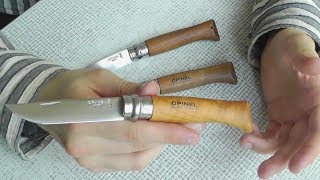 Обзор ножа Opinel № 8 и мое IMHO [upl. by Enitsyrk]