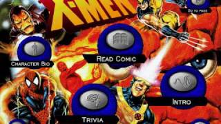 XMen Marvel Interactive CD Comic Book 1995 [upl. by Hort462]