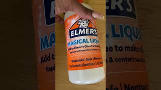 In Hand Review of Elmers Magical Liquid Slime Activator Solution [upl. by Atsyrc277]