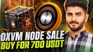 0XVM Validator Sale Is live 🔥 Buy Node Just 700 USDT  15 Cashback By Referral [upl. by Hannazus789]