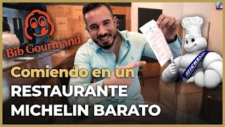 Probando un RESTAURANTE BARATO de la GUÍA MICHELIN BIB GOURMAND en MADRID Cuánto cuesta [upl. by Elocon]