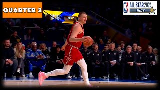 2024 NBA AllStar Game  East vs West  Quarter 2 Full Highlights [upl. by Notfilc292]