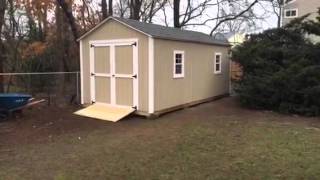 10x20 Shed Built in Bohemia NY [upl. by Akenor]