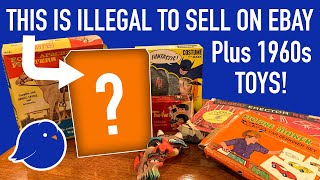 Vintage 60s Toys  What NOT to sell on eBay and reselling tips  Its illegal to list this item [upl. by Hayouqes]