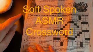 Can I Conquer the Fearless Flyer Crossword A Chill Soft Spoken ASMR Trader Joes Puzzle Challenge [upl. by Lesirg785]