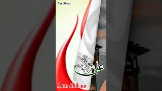 Ali maula maula Ali maula  علی مولا مولا علی مولا  Aun Abbas 🌹💯🙏🤲🏵️ [upl. by Toulon653]