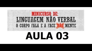 MINICURSO AULA 0304 LINGUAGEM NÃO VERBAL  O CORPO FALA E FACE NÃO MENTE  LNV [upl. by Notelrac]