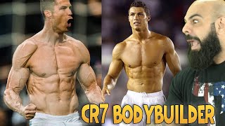 REAGINDO AO TREINO DO CRISTIANO RONALDO  CR7 BODYBUILDER [upl. by Jarita]