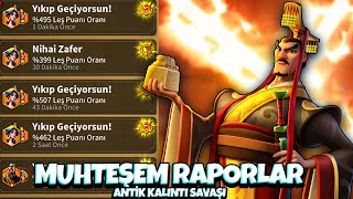 İLK SAVAŞIMIZDA MUHTEŞEM RAPORLAR TOPLADIM  Rise of Kingdoms [upl. by Territus]