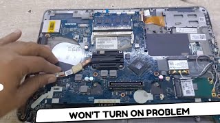 Dell laptop not turning on  Dell latitude E6230 not turning on problem  CD3301 ic blasting repair [upl. by Hgielyak]