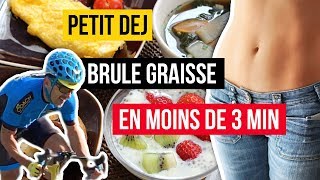 🔥 PETIT DEJ BRÛLE GRAISSE en moins de 3 minutes 🍽 [upl. by Crist]