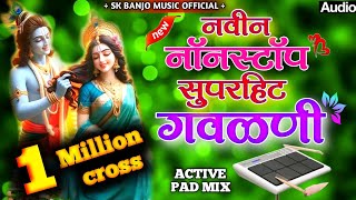 🥁🎹नवीन नॉनस्टॉप सुपरहिट गवळणी 🎹🥁🔥NAVIN NONSTOP SUPARAHIT GAVALANIbanjo song marathi nonstop [upl. by Lordan653]