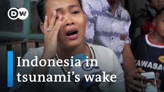 Indonesia tsunami Floods and threat of second wave curb aid and rescue  DW News [upl. by Jowett]