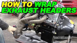 How To Wrap Exhaust Headers [upl. by Tobiah]