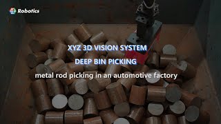 XYZ Robotics  Bin Picking of Billets with 3D Vision [upl. by Casandra]