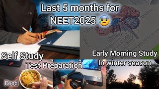 NEET2025 in 5 months 😱Winter study Strategy📚 Eary Morning Study Routine 🎯 AjayDalvatia study [upl. by Spenser170]