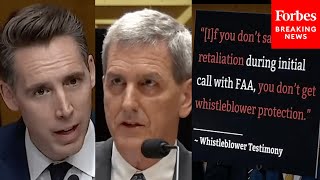 I Think Weve Got That Quote Josh Hawley Grills FAA Director On Claims Made By Whistleblower [upl. by Adis176]