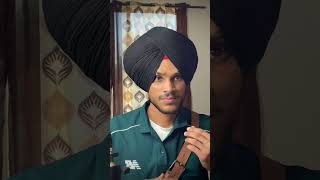 Navi Turban king  wattan wali pagg  Pechan Wali Pagg  Pagg shorts shortvideo punjabisong [upl. by Wes]