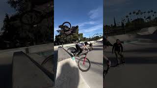 Rate the madness 🤣 mtb canyon mountainbike skateboard skatepark mycanyon mtbgirl [upl. by Grote373]