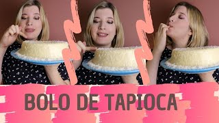 BOLO DE TAPIOCA GELADO  Sem forno Uma delícia [upl. by Anaidni]