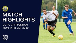 Chippenham Town U18 vs FC Chippenham U18  Wilts Floodlight League Highlights Mon 14th Sep 2020 [upl. by Aniara]