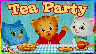 DANIEL TIGERs Tea Party Gameplay [upl. by Yrhcaz]